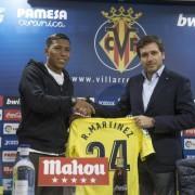 Roger Martínez, entusiasmat en la seua presentació com a nou jugador del Villarreal