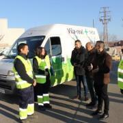 La furgoneta del servei de repàs de recollida del pla d’acció Vila-real+neta ja està de ‘ronda’ per tota la ciutat