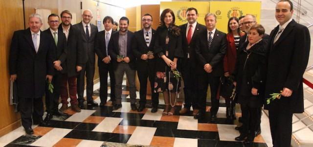 L’IES Francesc Tàrrega, Andrés Santos i Guillermo Rodríguez reben el Premi Poble 2018
