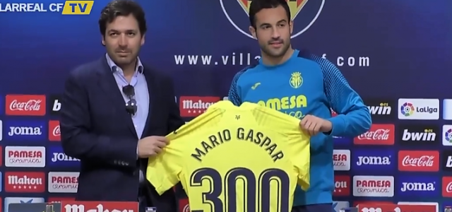 El Villarreal i Mario Gaspar celebren els 300 partits en el club del lateral