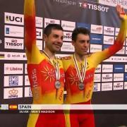 Sebastià Mora, subcampió del món de madison en el Mundial de ciclisme en pista