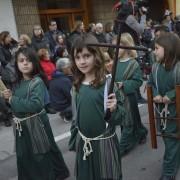 La processó infantil-juvenil de la Confraria de Santa Maria Magdalena dóna el tret d’exida a la Setmana Santa 