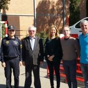 La Policia Local instal·la a Flors un simulador de bolcada dins del projecte d’Educació Viària