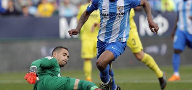 El cuer Màlaga frena en sec al Villarreal en La Rosaleda amb un gol de Chory de penal (1-0)