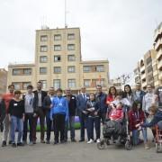 Els usuaris del Campus Natura gaudeixen del seu últim dia en la Festa dels Xiquets celebrada en la Plaça Major