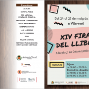 La  XIV Fira del Llibre pren per segon any la plaça de Colom amb una desena d’expositors i una trentena d’activitats