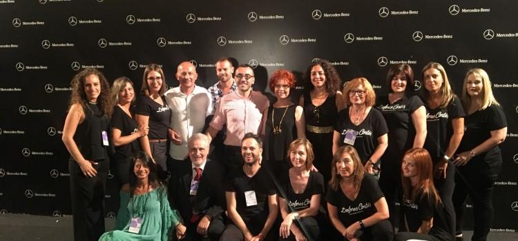 Benlloch i Valverde acompanyen l’empresa Dolores Cortés en la Mercedes Fashion Week