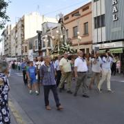 Multitudinària processó i missa del Dia de la Mare de Déu del Carme 