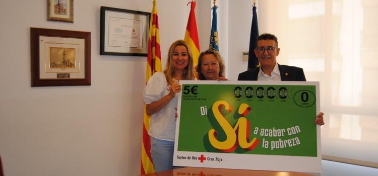 La corporació dóna suport a l’agrupació local de Creu Roja per al Sorteig de l’Or