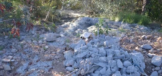 Un vessament il·legal de fangs i fem de 300 metres amenaça la Desembocadura del Millars en el terme municipal de Vila-real