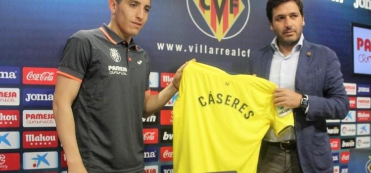 Cáseres diu en la seua presentació que venir al Villarreal és “un desafiament inigualable”