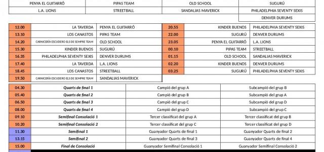 Vila-real celebrarà els dies 25 i 26 d’agost la 38ª edició de les 24 hores de bàsquet