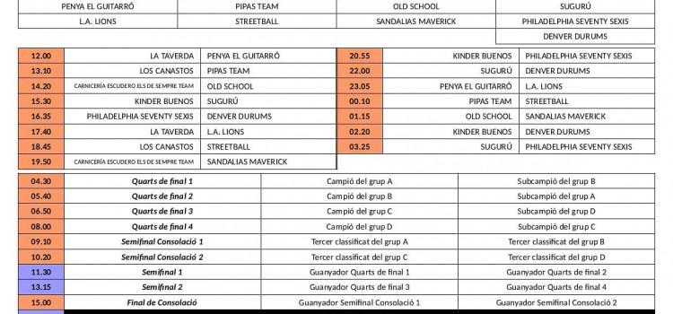 Vila-real celebrarà els dies 25 i 26 d’agost la 38ª edició de les 24 hores de bàsquet