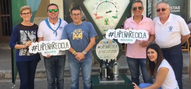 Medi Ambient promou unes festes més sostenibles amb la campanya de recolida de vidre La Penya Recicla