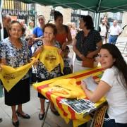 La placeta de l’església Arxiprestal acull la VII Trobada de Gràcies i V de bessons