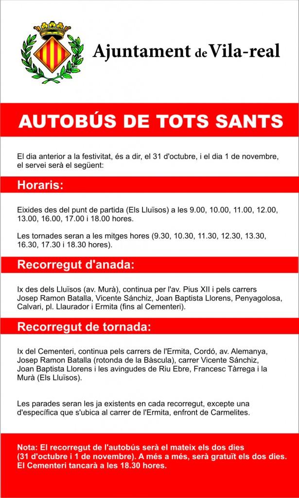 30-10-2018 Bus Tots Sants cartell