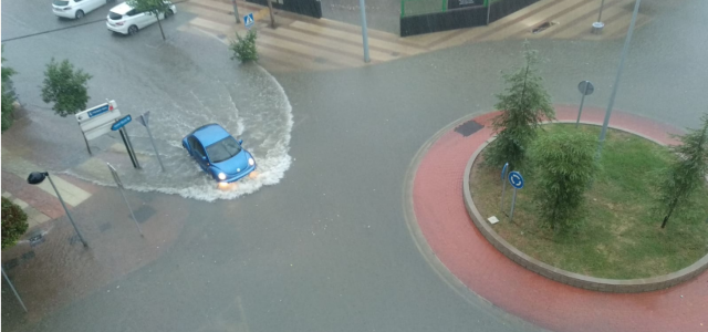 Cs retret que no es done solució a les inundacions de la zona nord i es decore una rotonda en el Cedre