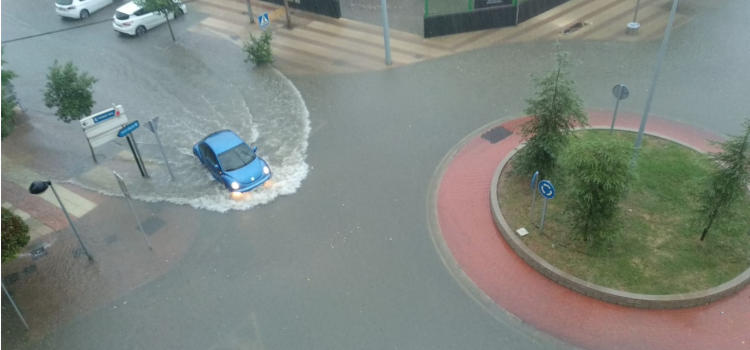 Cs retret que no es done solució a les inundacions de la zona nord i es decore una rotonda en el Cedre