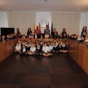 Prop de 60 alumnes de 2n de Primària de la Consolació visiten l’Ajuntament