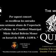 S’esgoten les entrades per als dos espectacles ‘The music of Queen’ de la Unió Musical La Lira