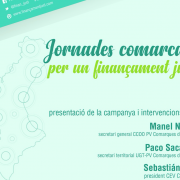 Els XIII acull el dimarts la mobilització pel Finançament Just com a avantsala a les concentracions del dia 16