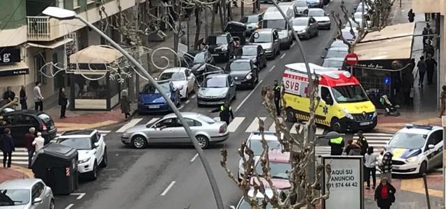 Una moto atropella a dos xiquets en l’Avinguda Francesc Tàrrega