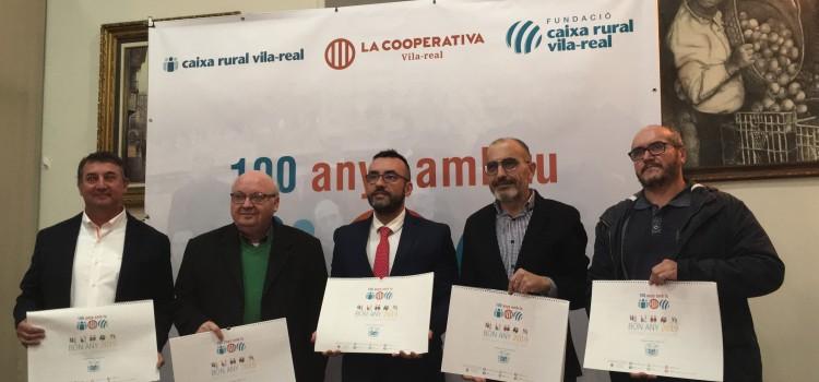 Caixa Rural homenatja en el Calendari Solidari a entitats que li han acompanyat en els seus 100 anys de vida