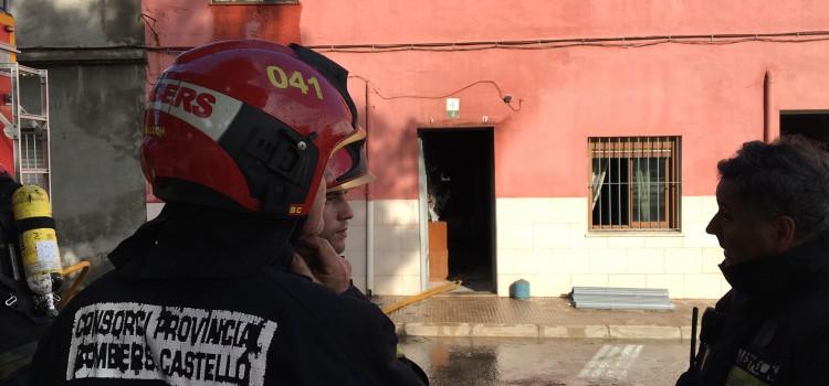 Incendi en un habitatge de la zona de Santa Quitèria del terme municipal de la ciutat