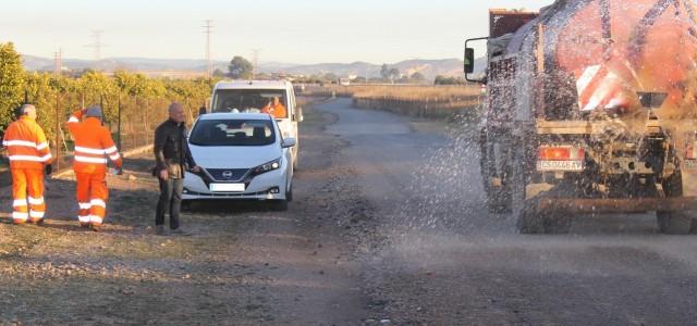 SPV avança en el pla de millora dels camins rurals amb l’asfaltat del vial de servei de l’AP7