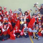 Els escolars del CEIP Concepción Arenal es converteixen en superherois i superheroïnes per Carnaval 