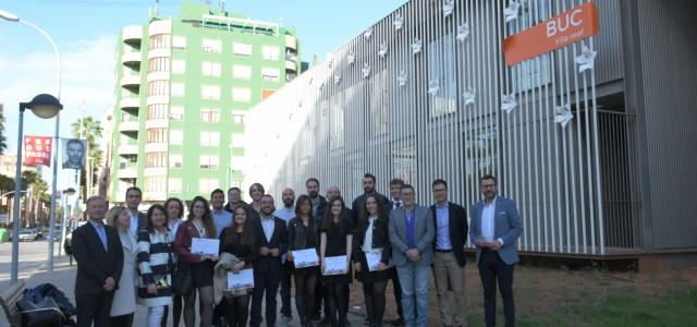 Vila-real premia els alumnes i professors de l’EASD i empreses participants en el projecte d’arquitectura per a la BUC