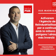 El PSOE crearà una Agència de Reindustrialització per a continuar amb el desenvolupament de polígons i atraure més inversió