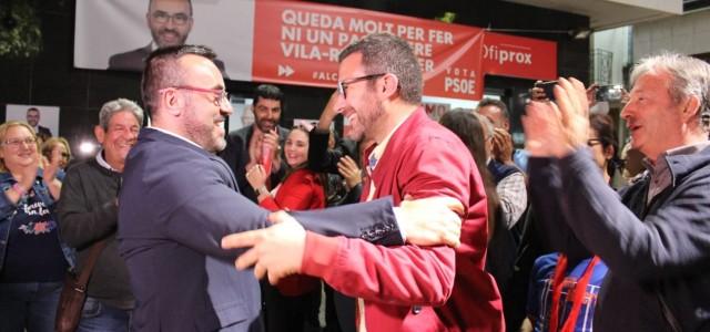 El PSOE revalida la majoria absoluta i Benlloch celebra que la ciutadania ha optat “per l’estabilitat i la pluralitat”