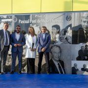 La Plaça Pascual Font de Mora ret homenatge al gran expresident del club groguet