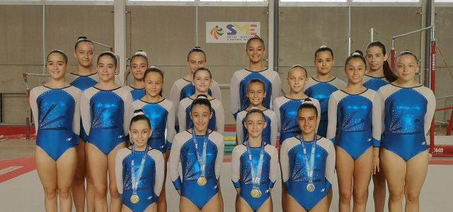 19 components del Club Gimnàstica Vila-real participen en Campionat nacional de Gimnàstica Artística Femenina i Masculina