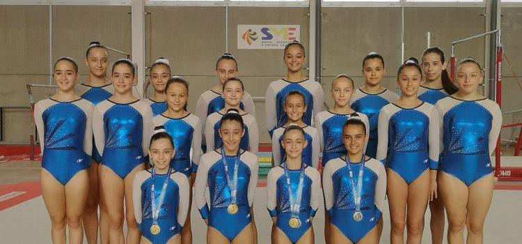 19 components del Club Gimnàstica Vila-real participen en Campionat nacional de Gimnàstica Artística Femenina i Masculina