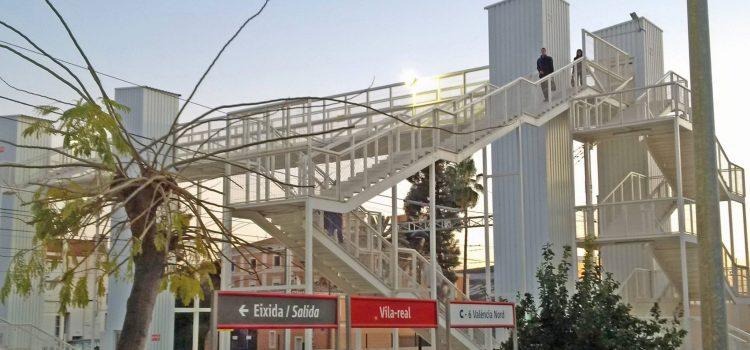 Vila-real reivindica la supressió de la passarel·la elevada de l’estació per a construir un pas soterrat