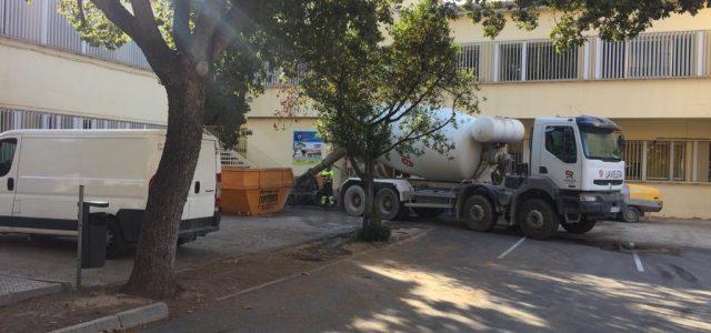 Arranquen les obres a l’Escultor Ortells per a assegurar l’estructura davant l’aluminosi en l’inici del curs