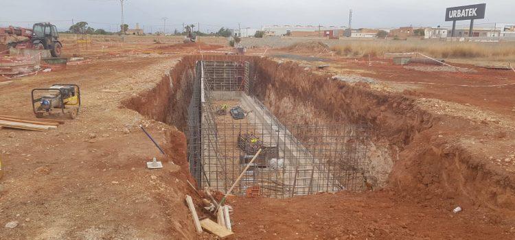 Arranquen les obres el polígon de les Voltes amb la construcció de dos grans dipòsits per a les aigües pluvials