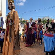 Els gegants de Vila-real escalfen motors a Menorca abans de les festes de la Mare de Déu de Gràcia