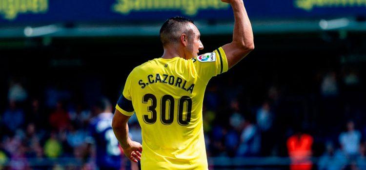 Cazorla ja és el huité amb més partits amb el Villarreal després d’aconseguir els 300