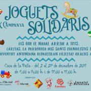Comissió de Penyes i Junta de Festes organitzen la IX Campanya de joguets solidaris