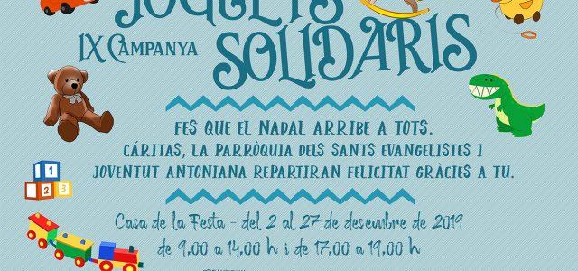 Comissió de Penyes i Junta de Festes organitzen la IX Campanya de joguets solidaris
