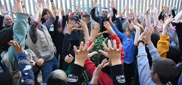 Els col·legis reforesten el seu entorn per a celebrar el Dia de l’Arbre amb la cura de Medi Ambient 