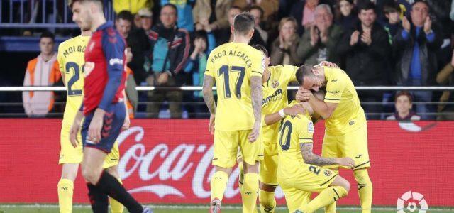 Paco Alcácer s’estrena amb el Villarreal amb un gol i tres punts d’or davant Osasuna en La Ceràmica (3-1)