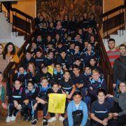Un centenar d’alumnes dels col·legis Fundació Flors i Cervantes participen en les visites guiades a l’Ajuntament