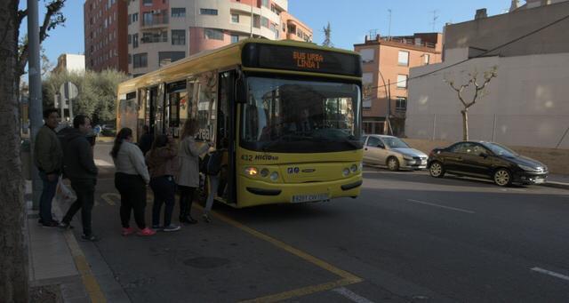 El bús urbà adapta les seues línies i condicions d’ús per a garantir el servei amb l’alarma