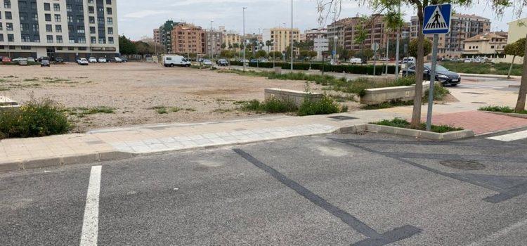 Vila-real finalitza els treballs de reordenació d’accessos al pàrquing de l’avinguda Cardenal Tarancón