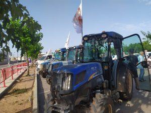 Tractors manifestació llauradors