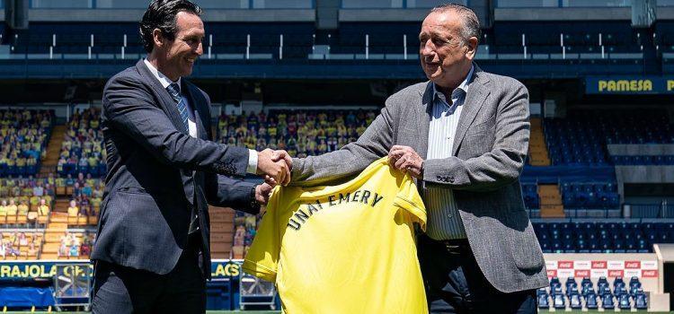 Unai Emery, presentat com a nou tècnic, ja pensa a guanyar títols amb el Villarreal